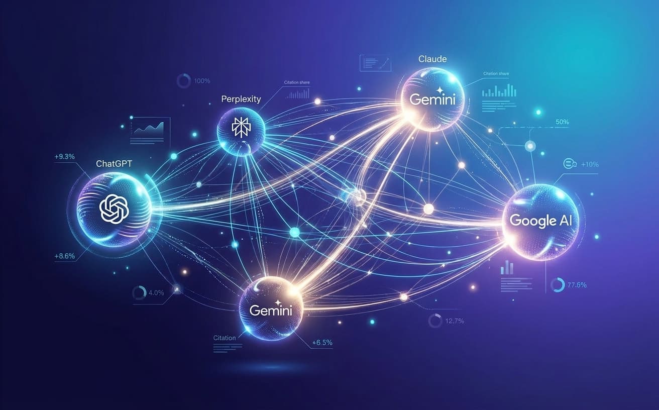 Hodos360 — share of citation across AI search surfaces