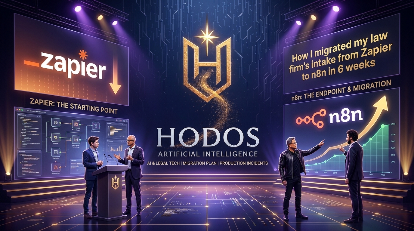Cómo migré la captación de clientes de mi bufete de abogados de Zapier a n8n en 6 semanas